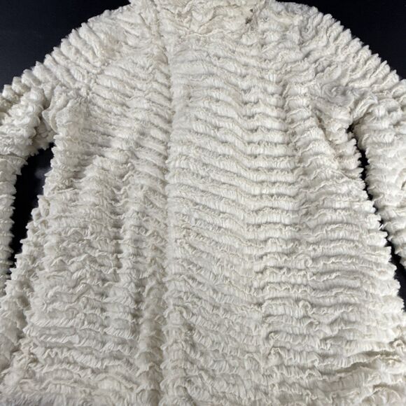 Patagonia Fleece Snap & Full Zip Pelage Jacket Women’s XS Birch White High Pile - Picture 2 of 9